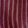 Woven Striped Cotton TISLA Bordeaux / White